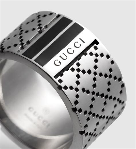 gucci gold rings mens|gucci silver ring for men.